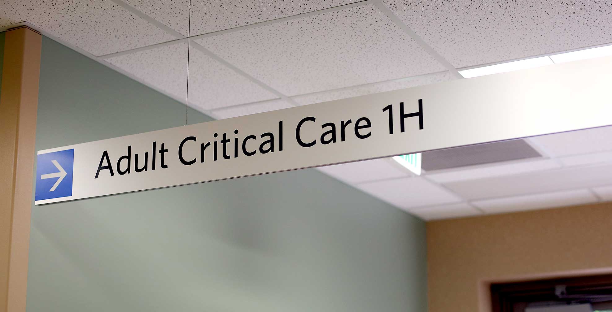 spectrum-health-system_adult-critical-care-overhead-sign.jpg Art Direction by: Bart Crosby, Crosby Associates
